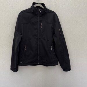 Black Diamond Double Diamond Softshell Full Zip Jacket Mens size Medium